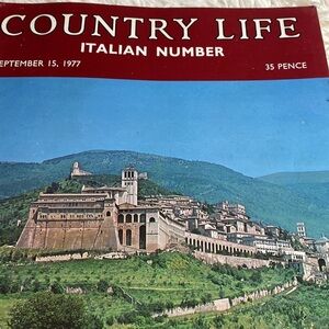 Country Life Magazine The Italian Number September 1977